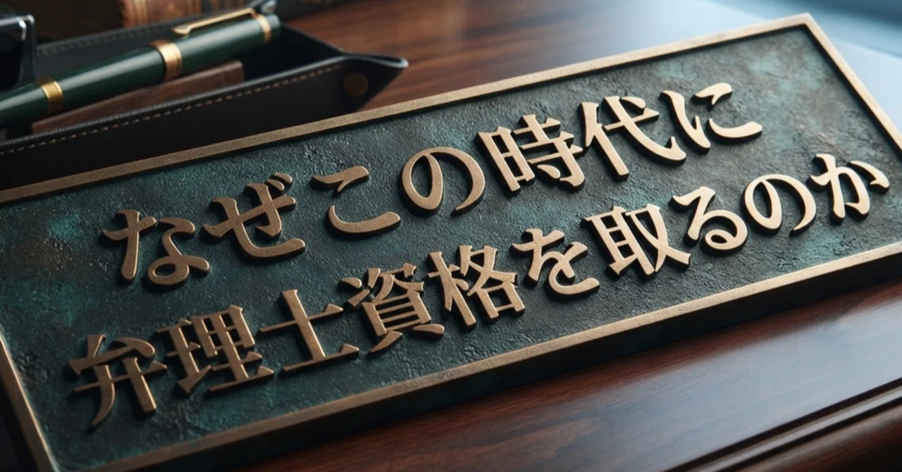 なぜこの時代に弁理士資格を取るのか｜TK＠弁理士試験対策