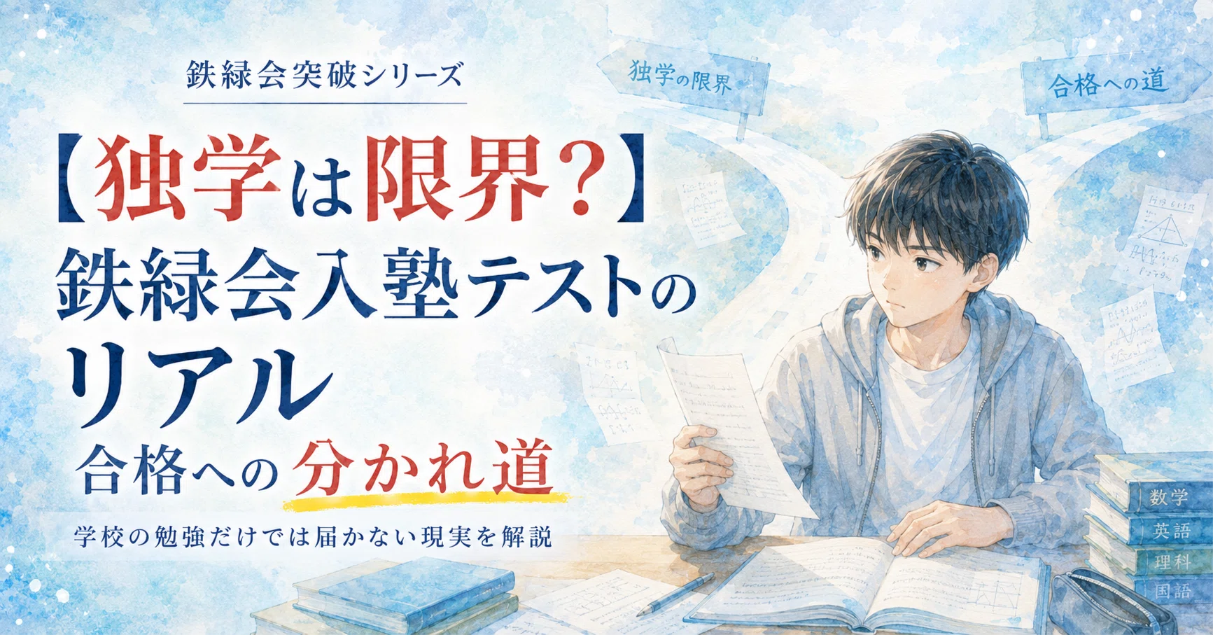 独学は限界？】鉄緑会入塾テストのリアルと合格への分かれ道｜そた
