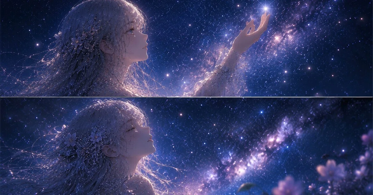 『夢雨』第六夜｜星空｜AdachiCoco