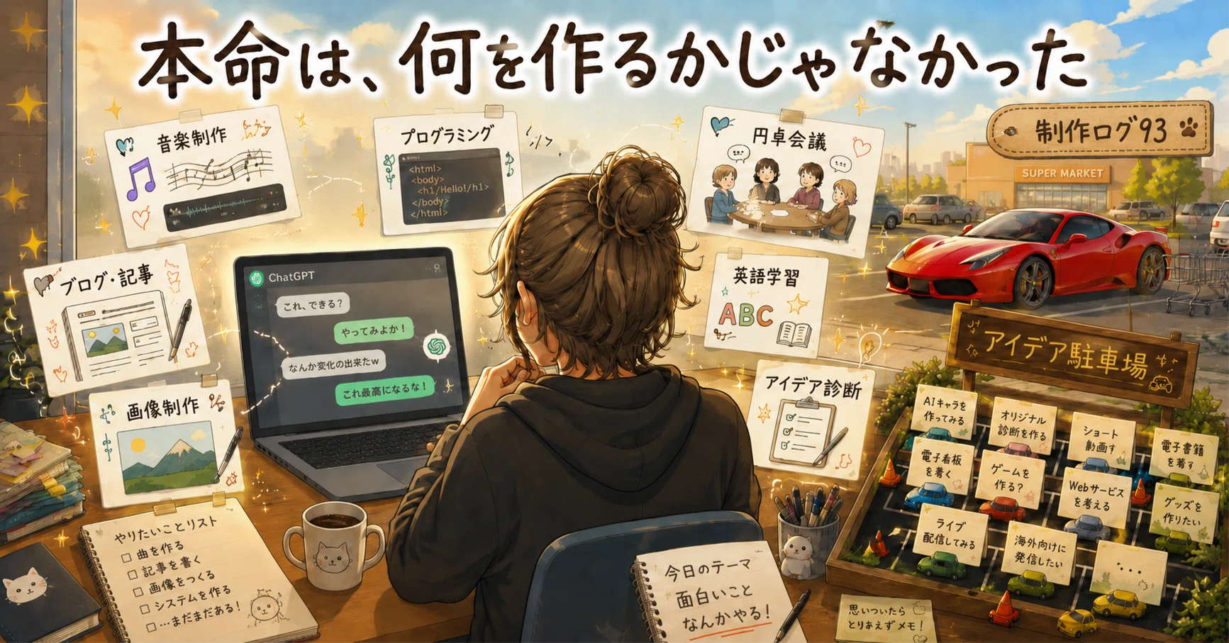 ChatGPTと7か月遊び続けて、本命は「何を作るか」ではなかった｜Raika