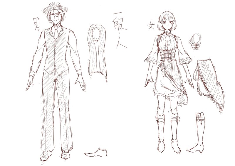 一つの世界観に沿ったイラストを描いてみようと思い立ち ふもふも Note 一つの世界観に沿ったイラストを描いてみようと思い立ち ふもふも Note