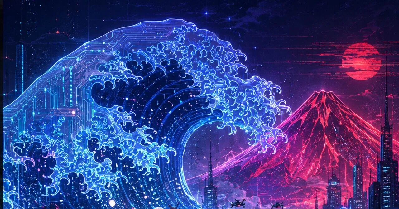 サイバーパンクアート「視界拡張」2046シリーズ キャンバス版画