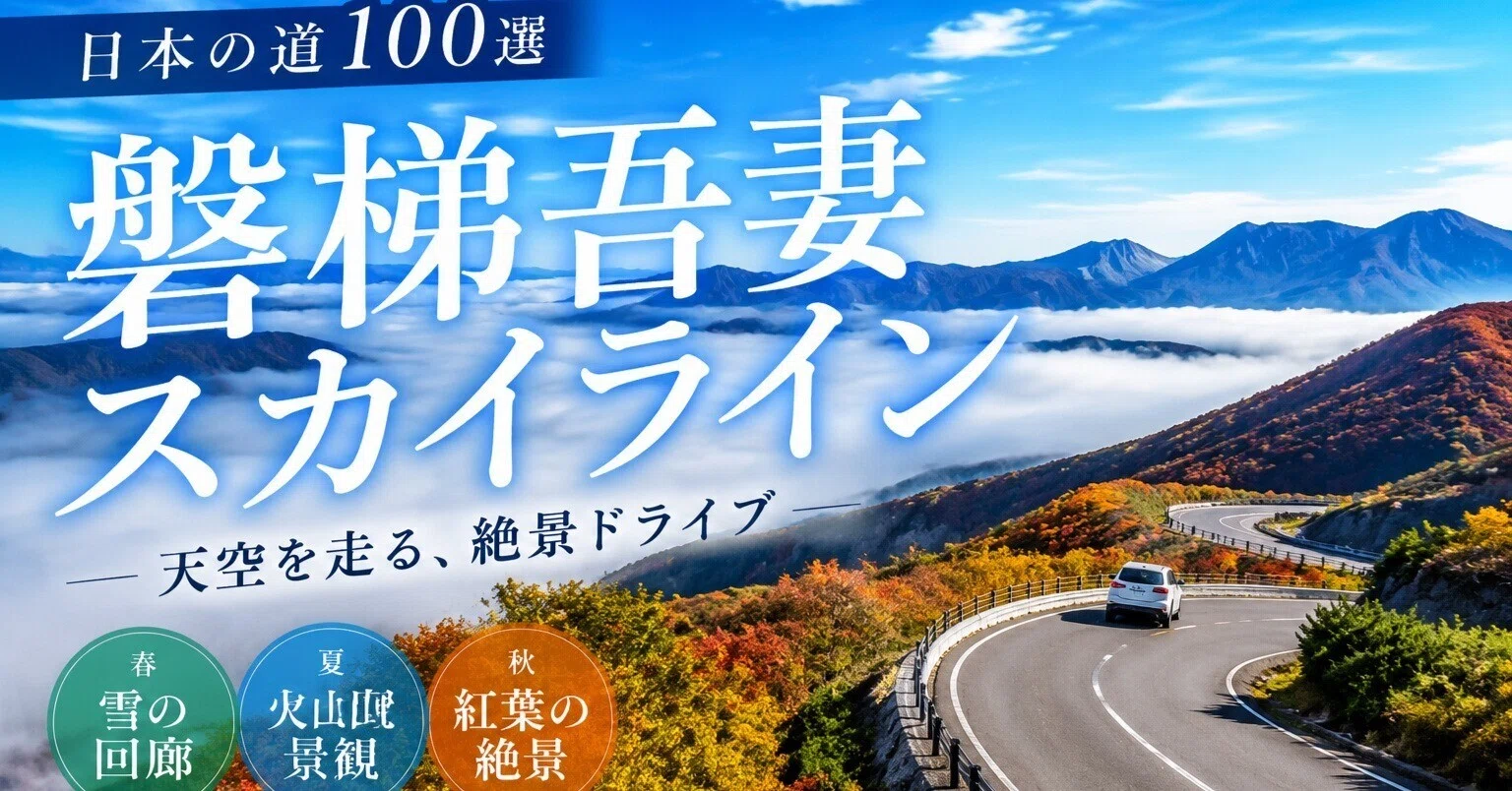Superb View Drive] A road that feels like driving through the sky