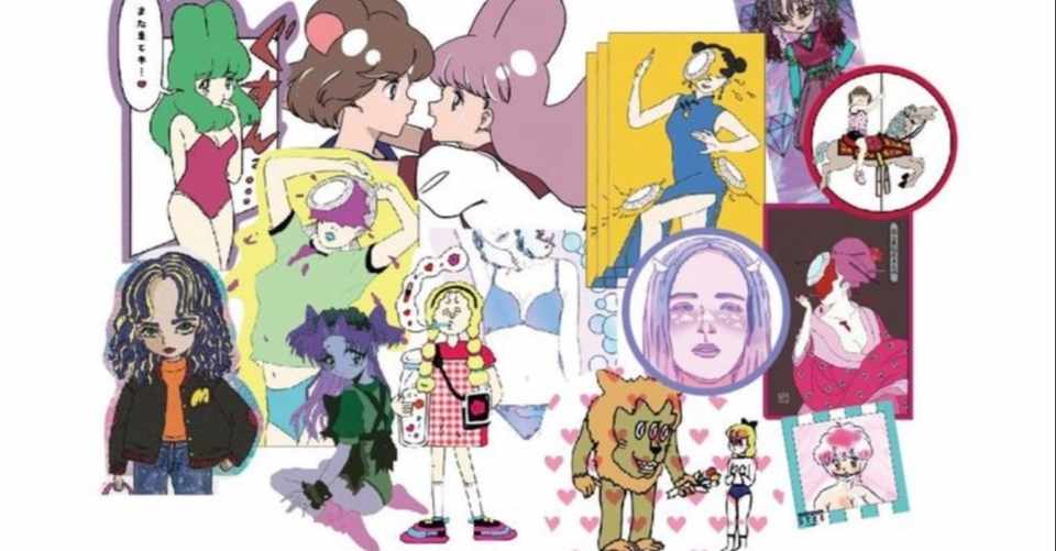 お知らせ スピンズ コラージュtee Kisaさんイラストに色付け 𝓂𝓲𝓲 Note