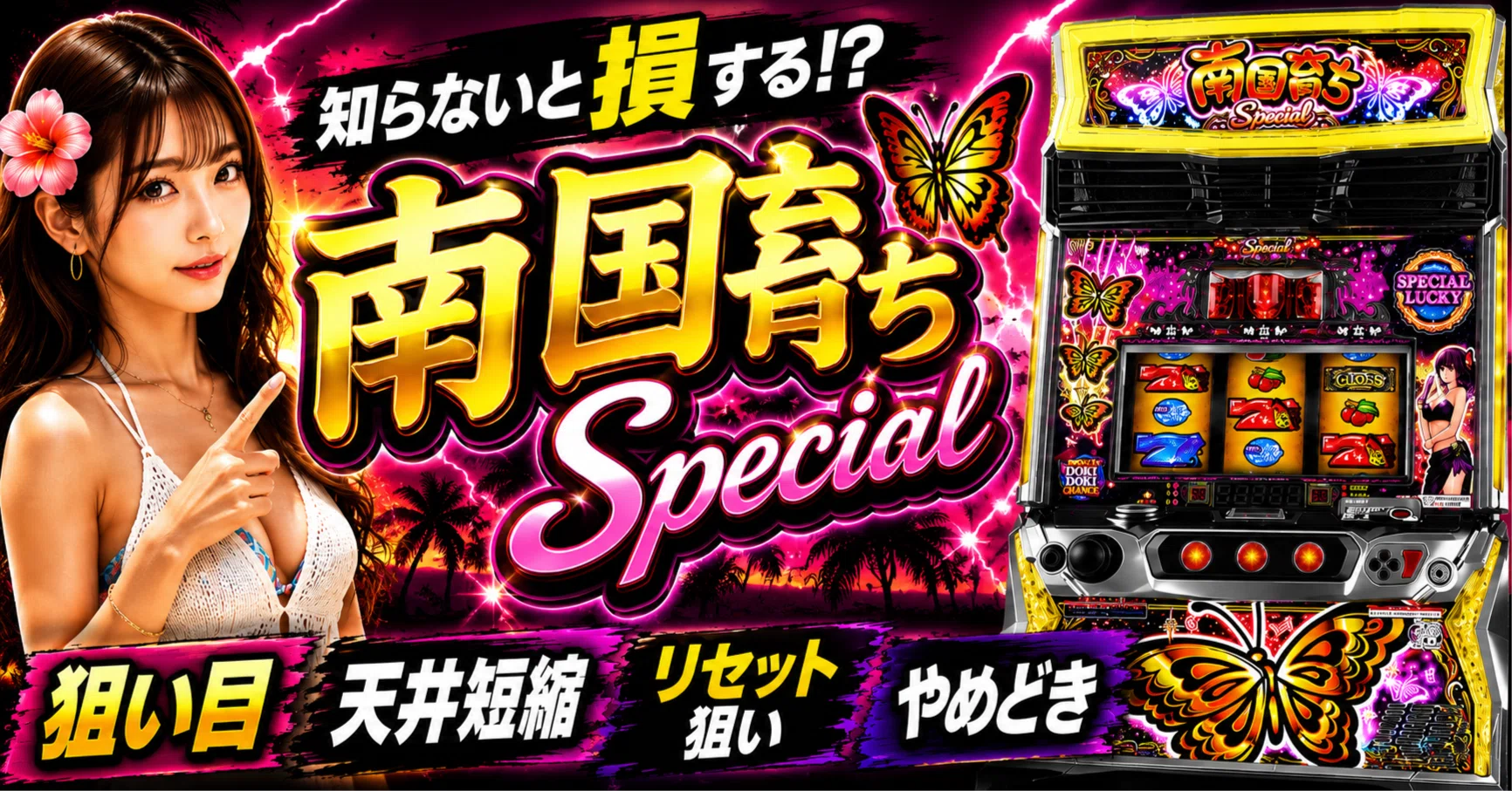 L南国育ち SPECIAL｜期待値が取れる立ち回りまとめ【天井・狙い目