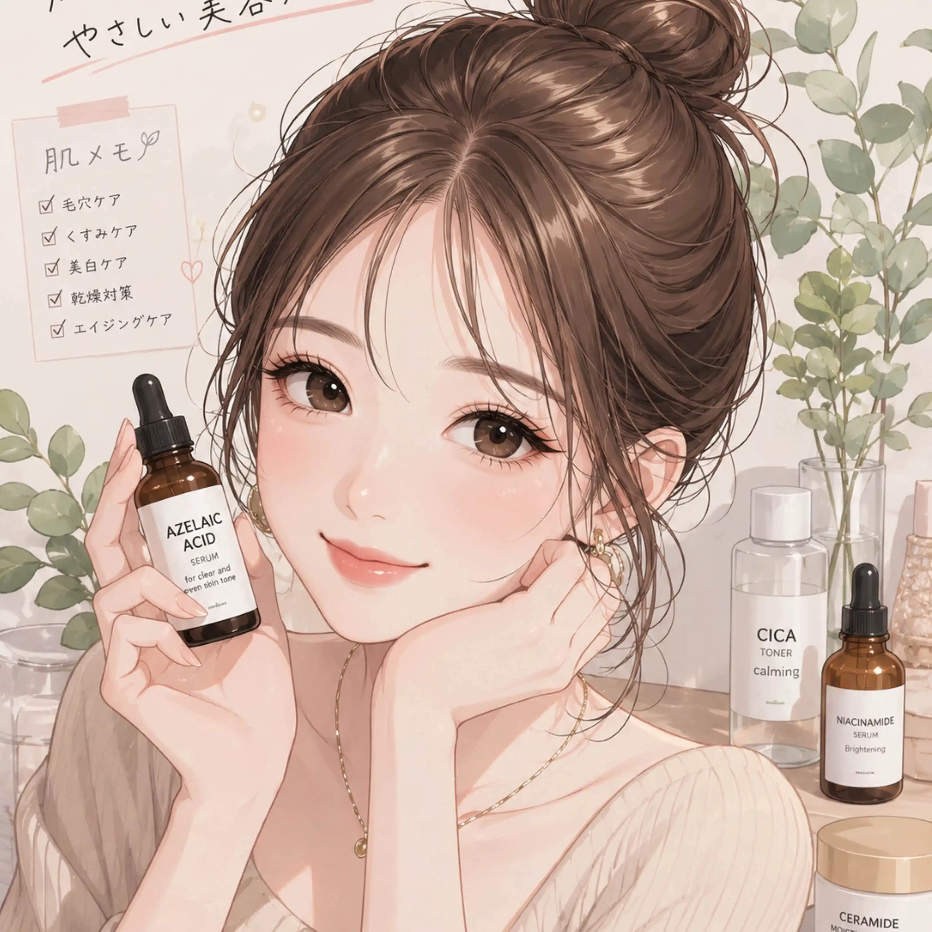 成分から選ぶ、やさしい美容ノート。