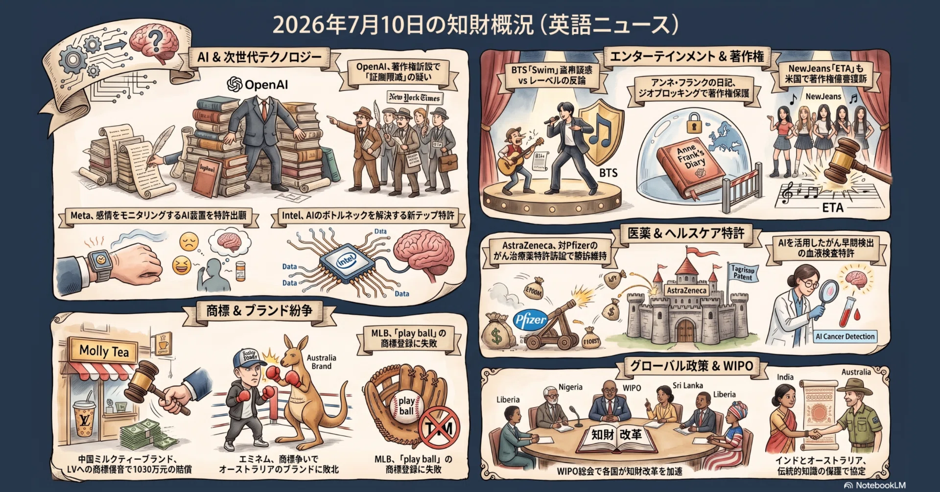 パテサロデイリー【昨日の英語知財ニュース】 2026年7月11日号