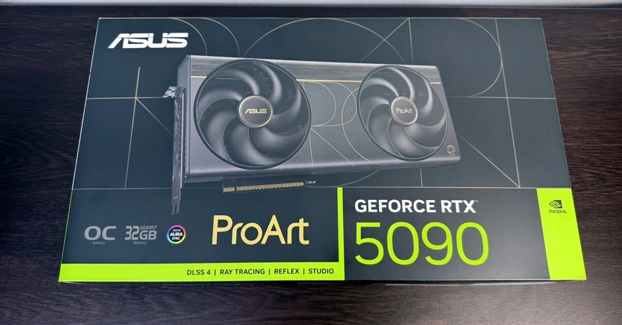 ASUS ProArt GeForce RTX 5090 最強グラフィックボードを買った話