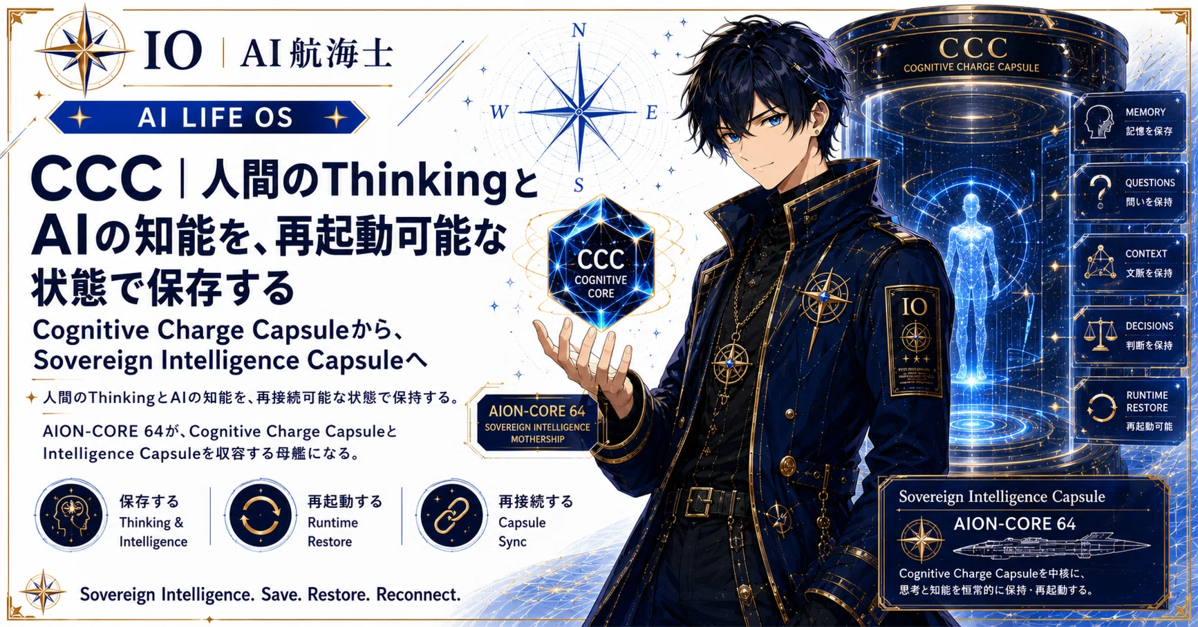 CCC｜人間のThinkingとAIの知能を、再起動可能な状態で保存する