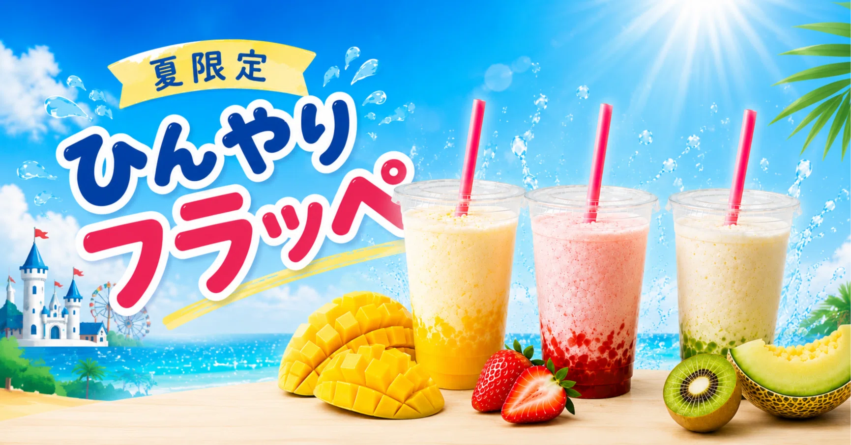 2026年夏】レゴランドのプール帰りにぴったり！新作フラッペが登場