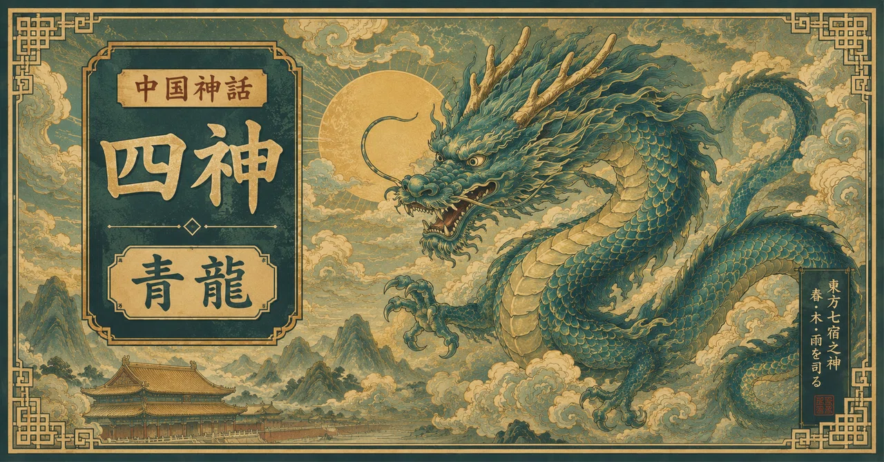 【中国神話】四神① 青龍とは？ 東を守る最も尊い神獣｜華流案内人 AKI
