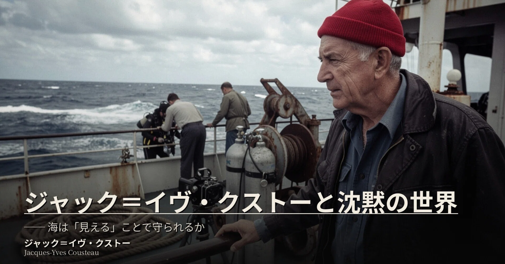 ジャック＝イヴ・クストーと沈黙の世界 ── 海は「見える」ことで守