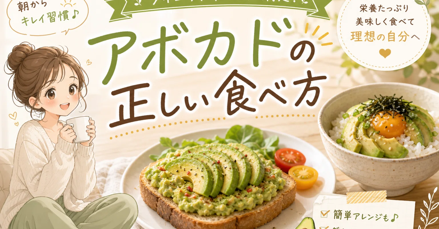 アボカド ダイエット 朝ごはん 食べ方｜脂質が怖い産後ママへ贈る正解