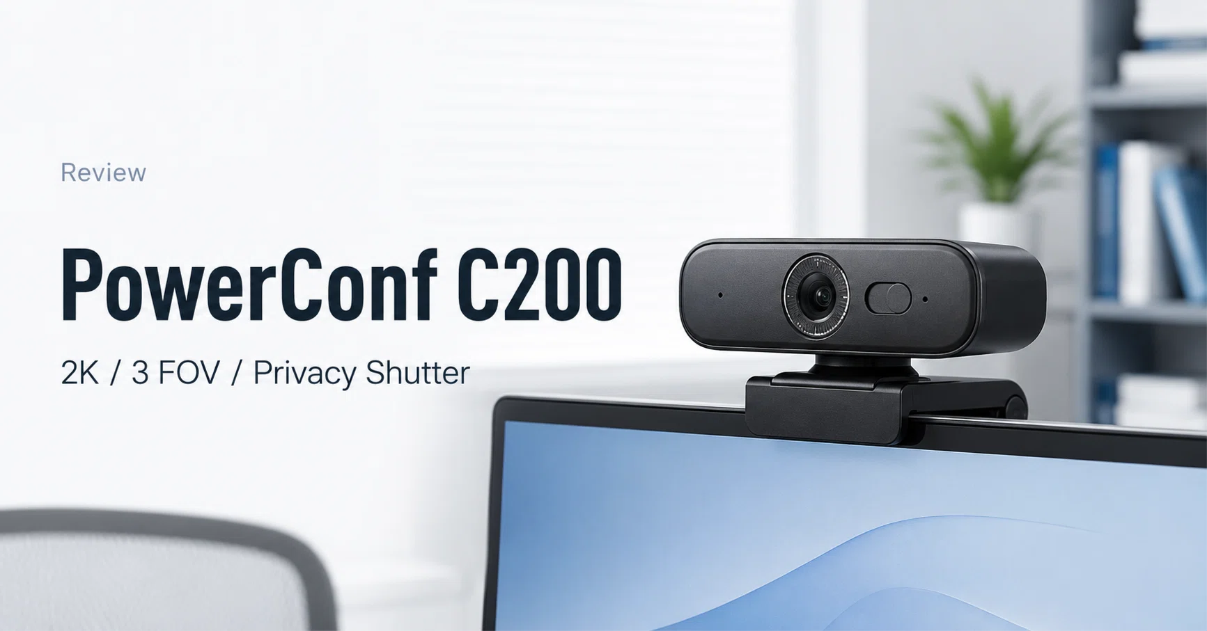 Anker PowerConf C200 のレビュー・口コミ評判と特徴 2K画質と