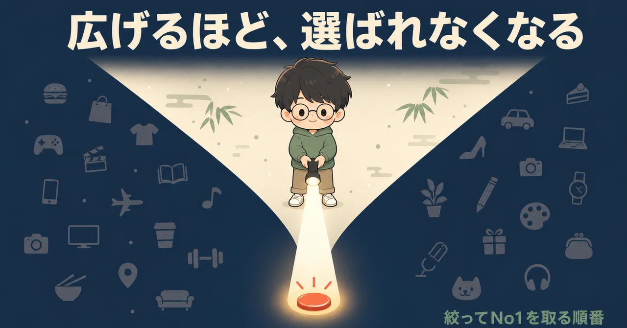 仕事を「広げる」ほど、選ばれなくなる。｜実践ビジネスの学びノート -SHINPE-