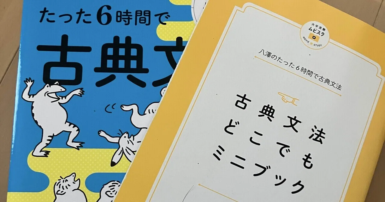 参考書レビュー】『八澤のたった6時間で古典文法』八澤龍之介(著