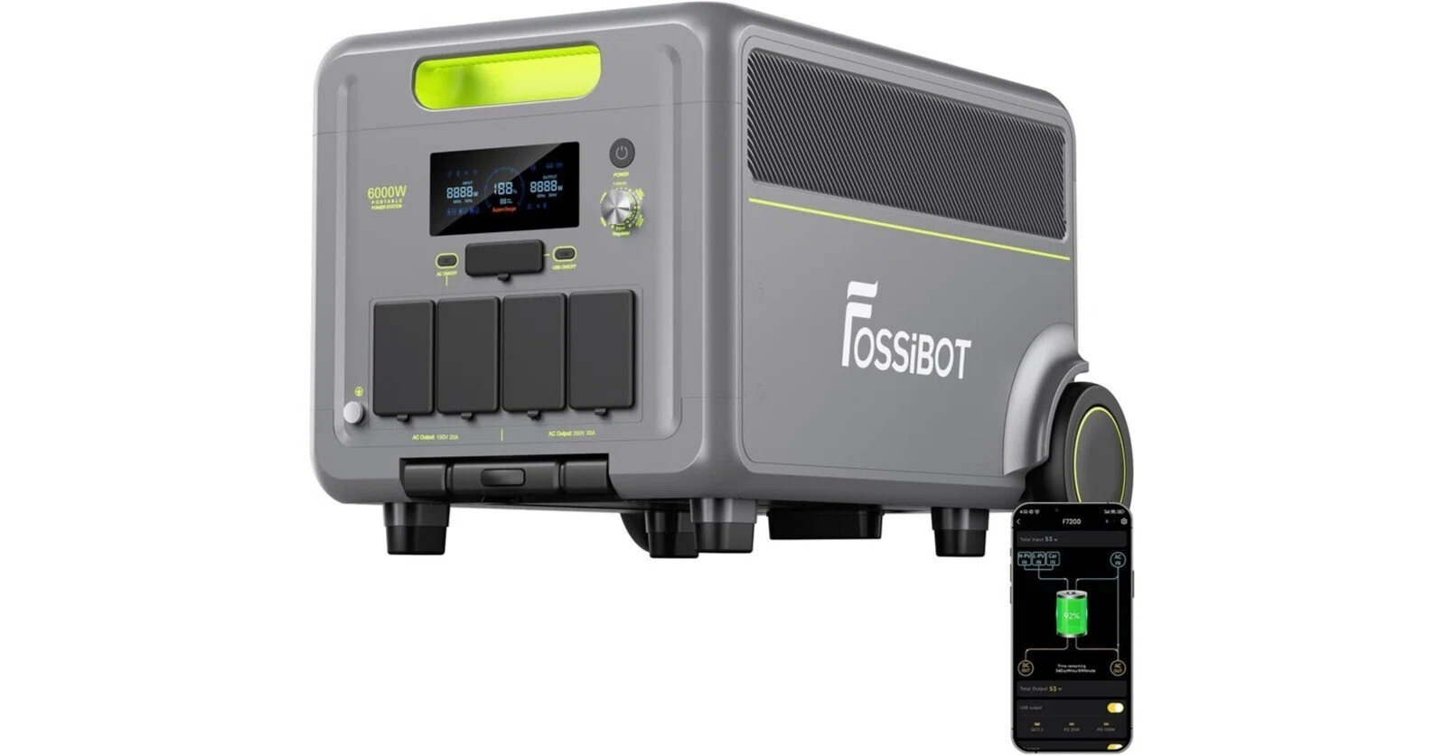 FOSSiBOT F7200 AC100V/200V 66kWh ポータブル電源 大容量 レビュー