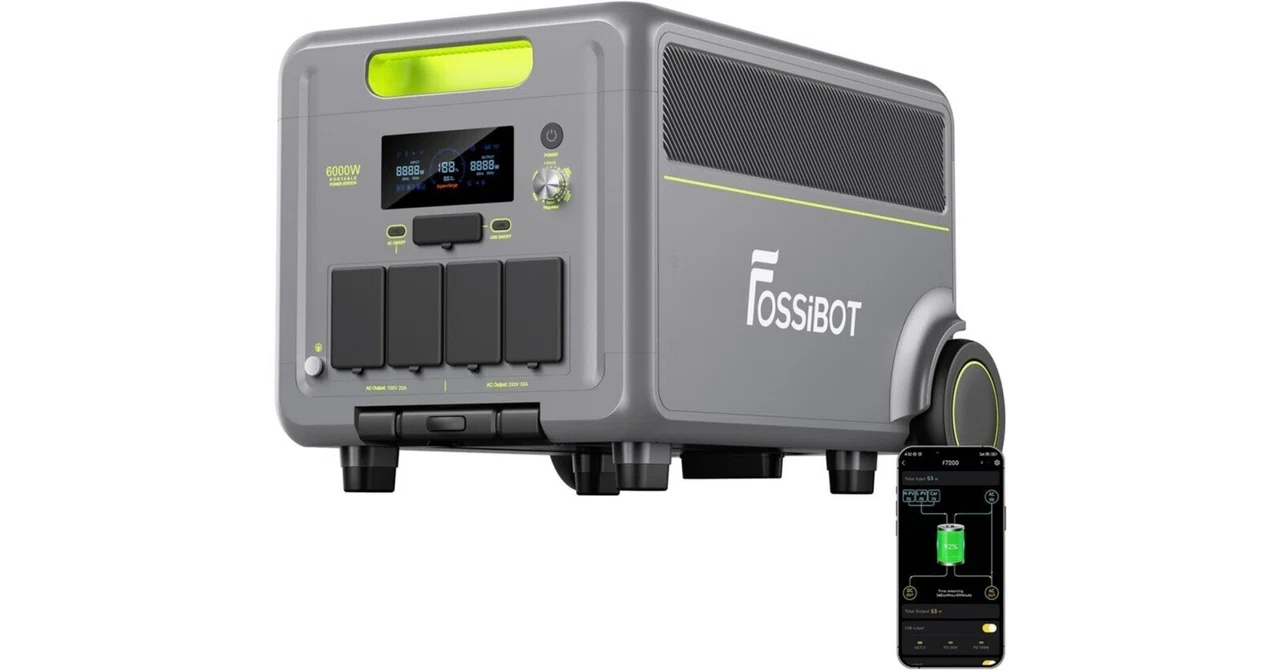 FOSSiBOT F7200 AC100V/200V 66kWh ポータブル電源 大容量 レビュー