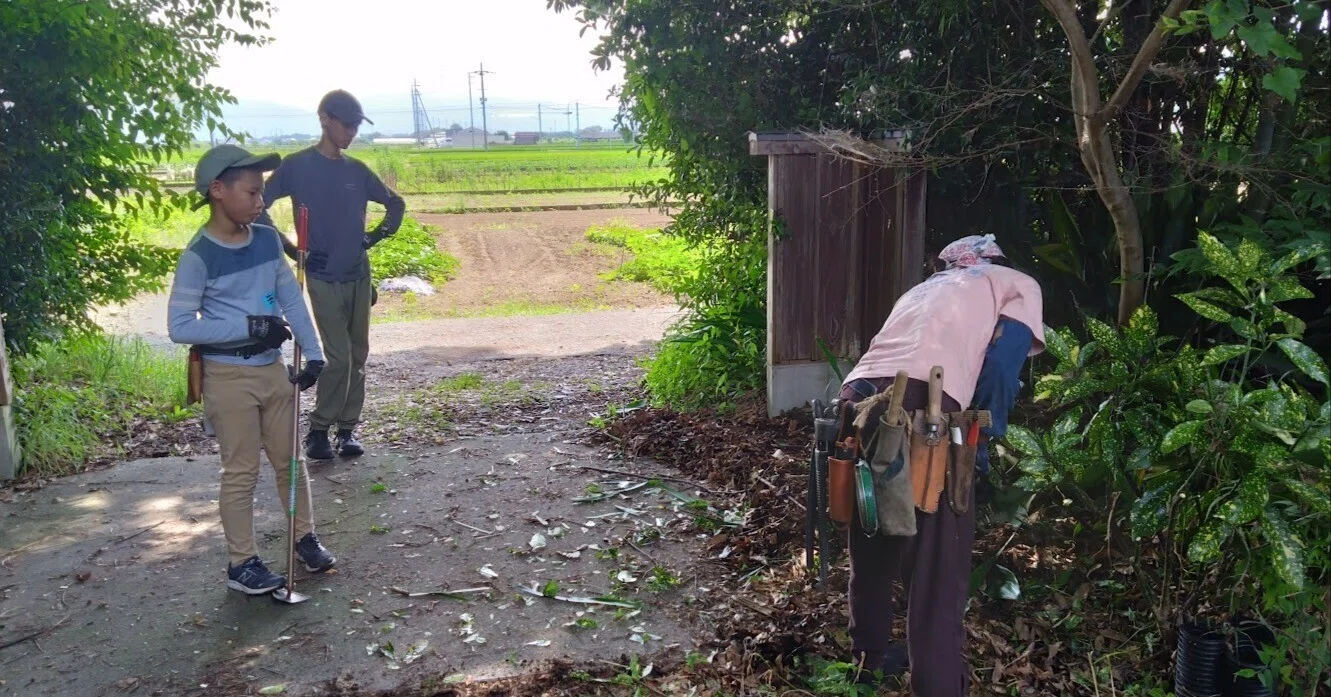 Scenery of Yui. Participating in Earth Regeneration｜流域探検隊