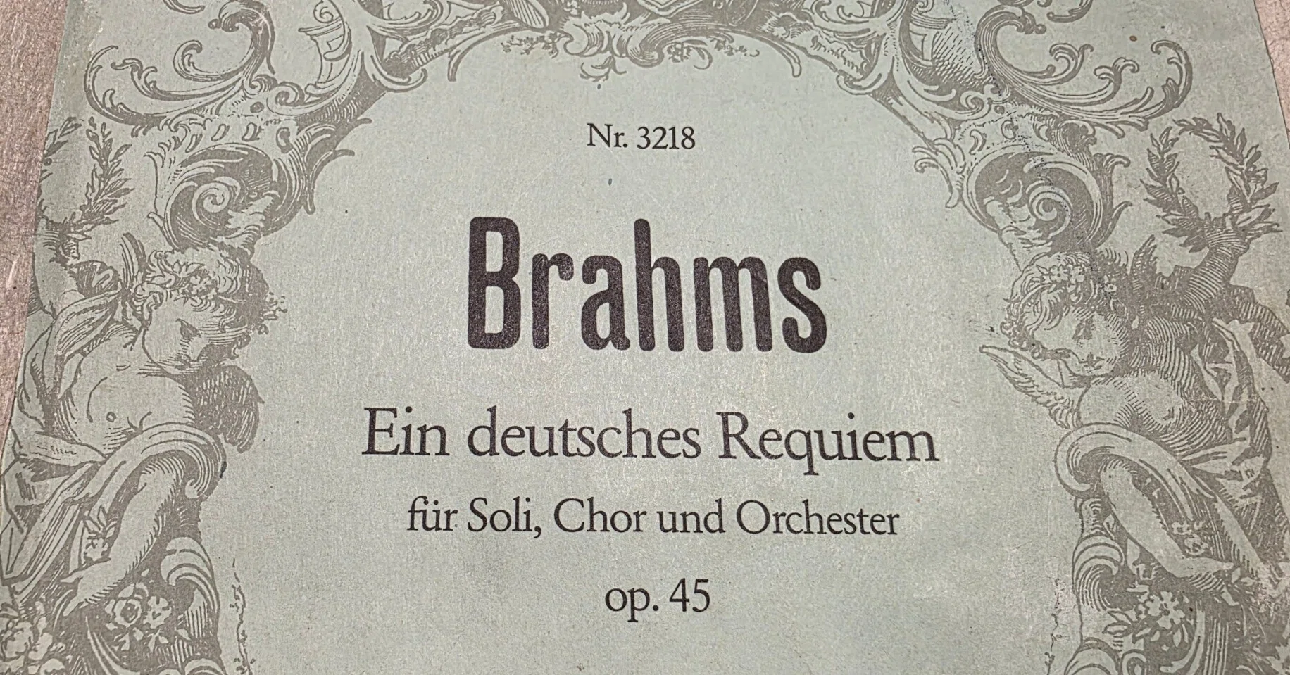 A Requiem for the Departed: A German Requiem - Maestro's First