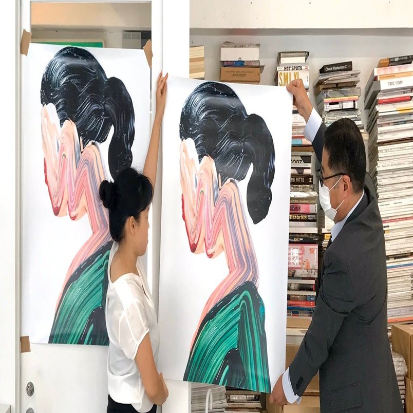 武田鉄平 非売品タブロイドポスター 絵画のための絵画kyne - www 