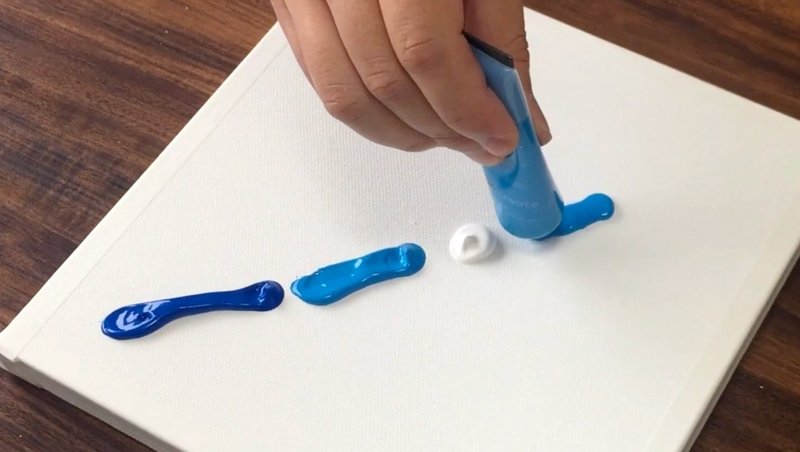 アクリル絵の具を使用した 虹の滝 の描き方 初心者が簡単に絵を描く方法 Junya Art Note