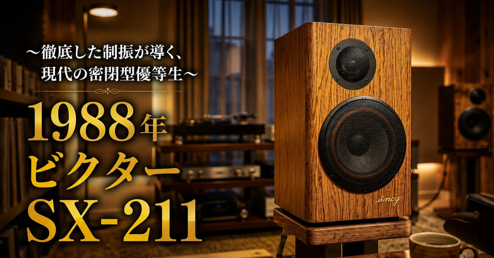 1988年 ビクター SX-211 〜徹底した制振が導く、現代の密閉型優等生