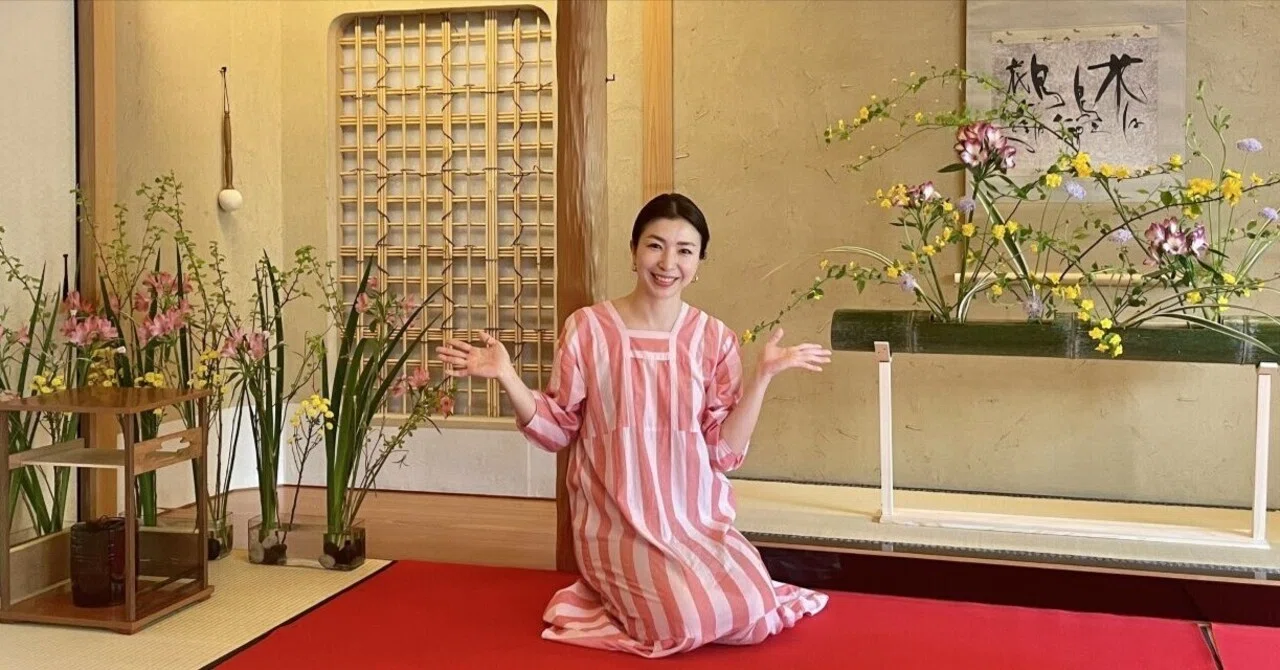 いけばな作品と松永有加