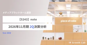 note（5243）最新株価・配当情報と今後の見通し | noteマネー