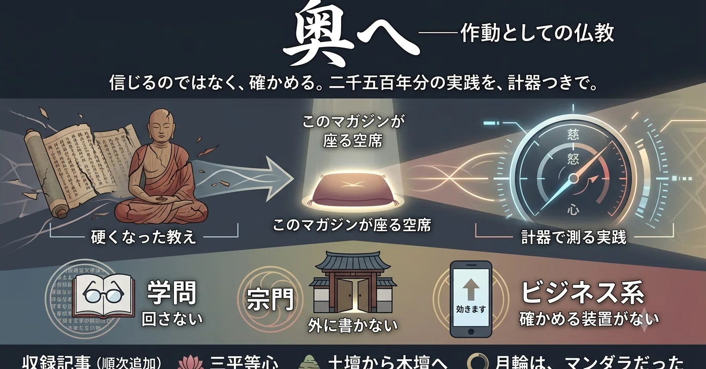 奥へ——作動としての仏教｜Bentou Hinomaru