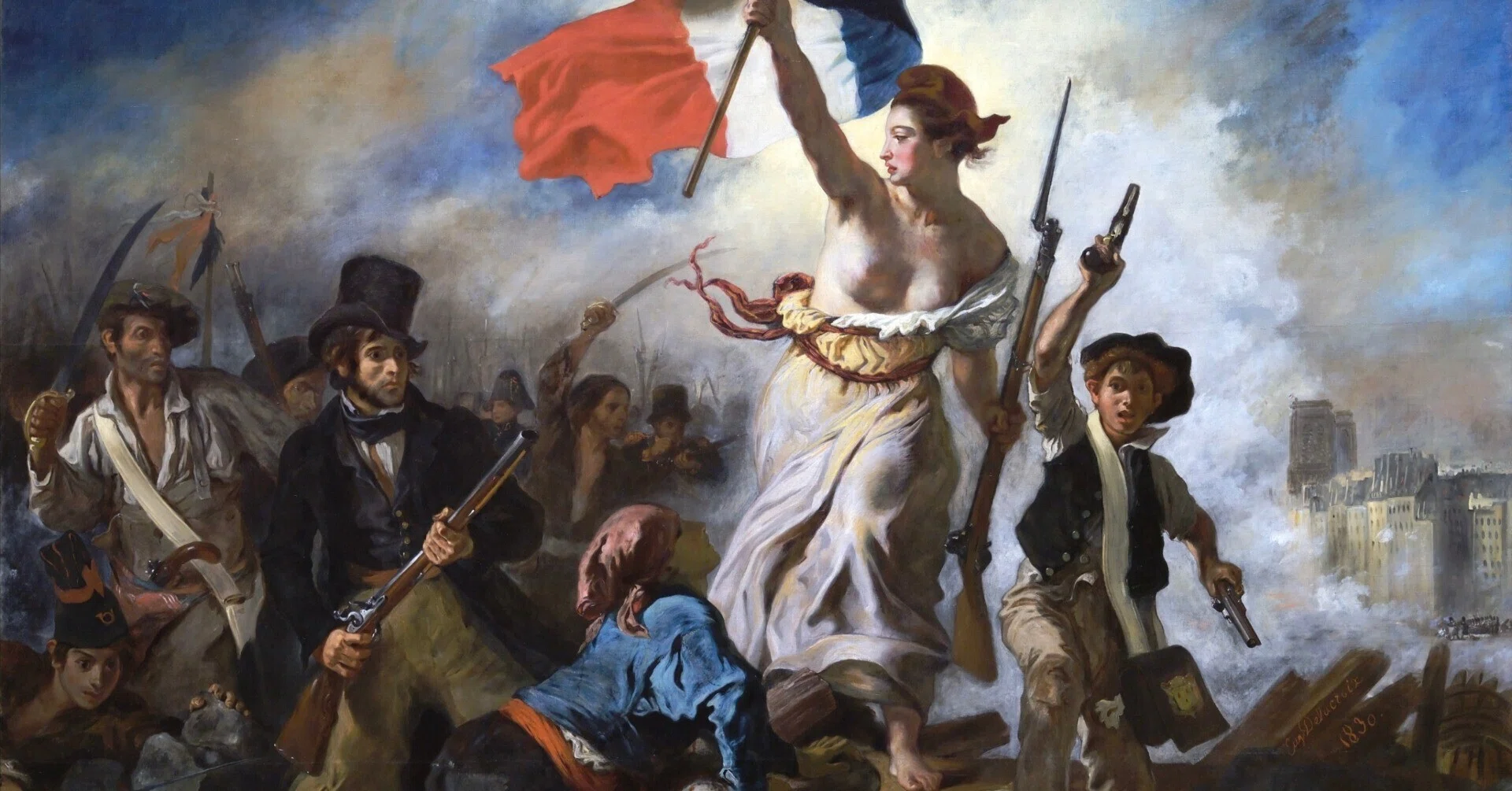今日の1枚）ウジェーヌ・ドラクロワ：民衆を導く自由の女神 ｜artoday