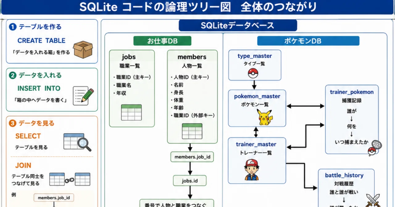 07_06 SQLITE 論理ツリー図全体構造｜Ark AI Symphony 🎼