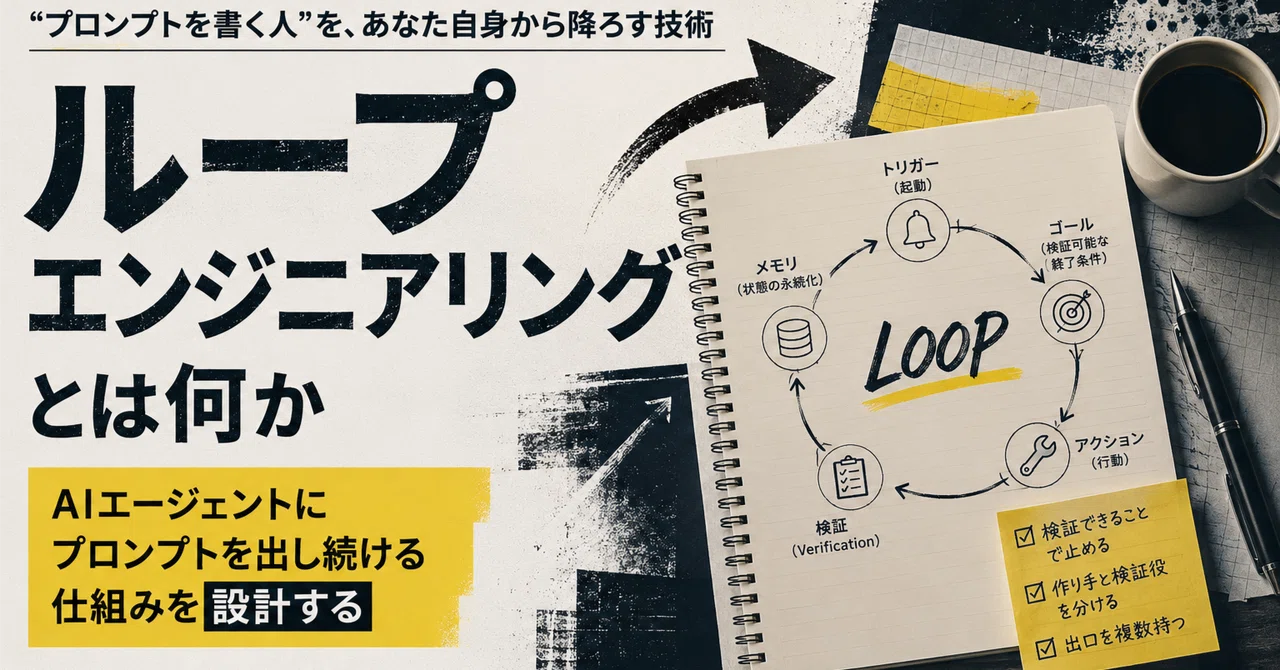 ループエンジニアリングとは何か──「プロンプトを書く人」からの卒業