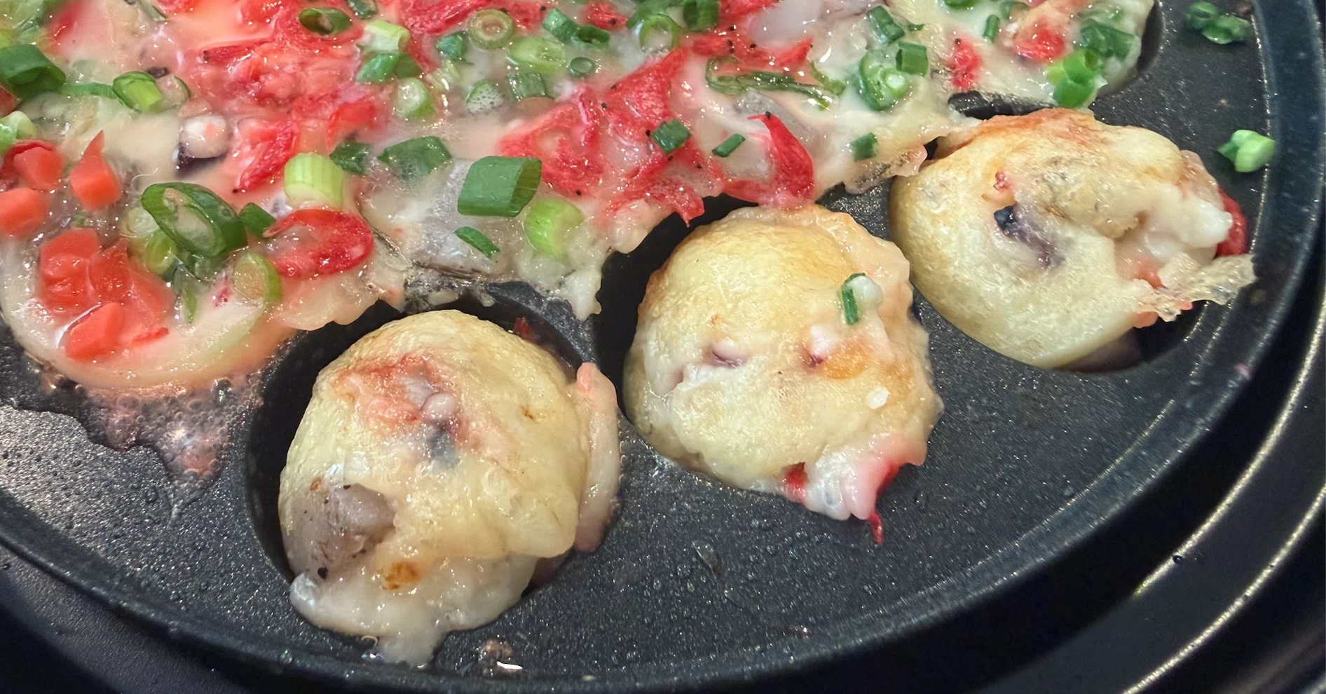 痴虫　チムシ　ボルチ　たこ焼き　お好み焼き 暑い夏こそ🎐たこ焼き🐙｜きむあやこ