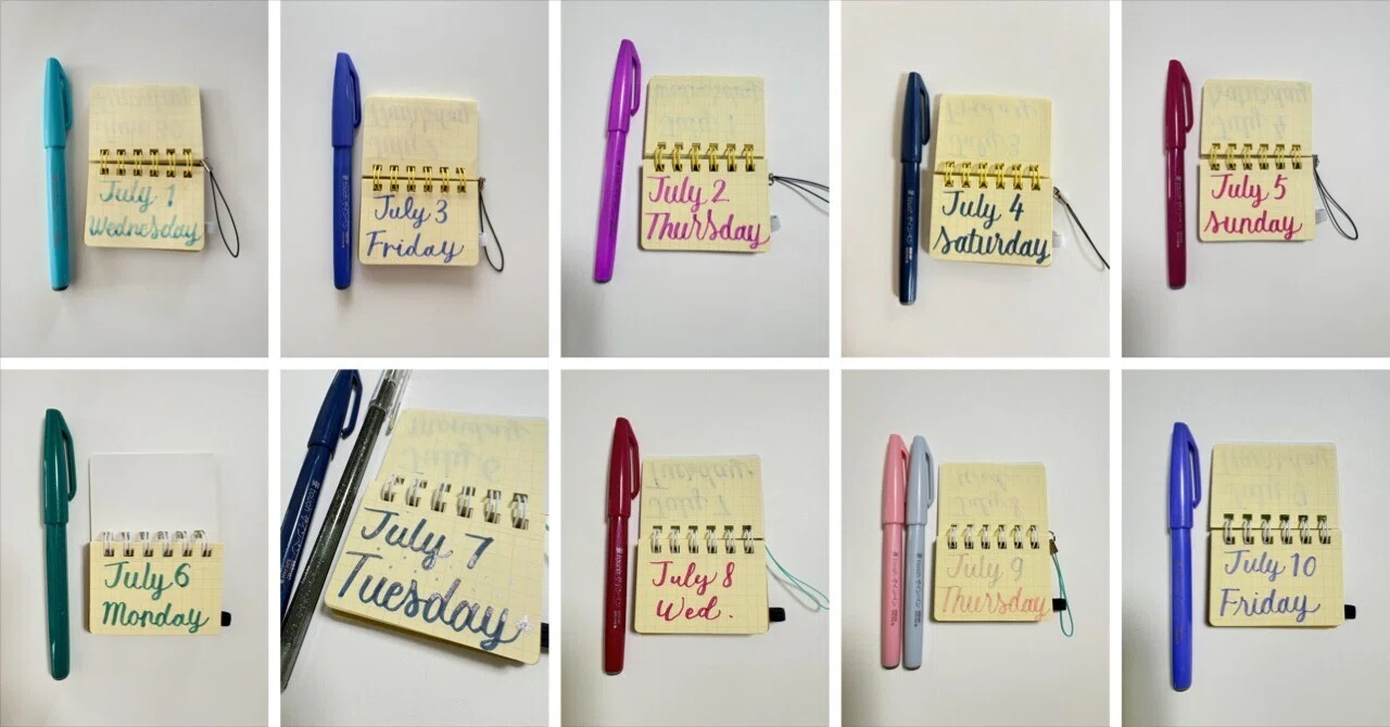 You Can Do Brush Lettering Even If You're Left-Handed! A Summary