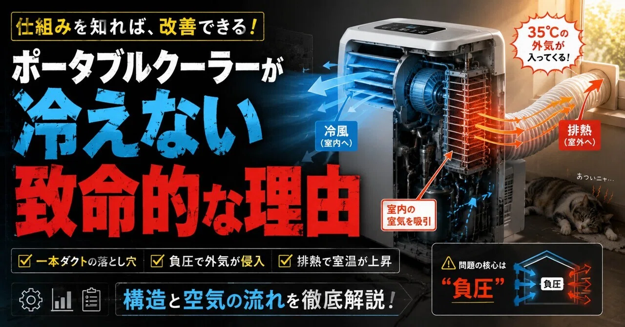 決定版】ポータブルクーラーが冷えにくい致命的な理由｜どうも、理系です。