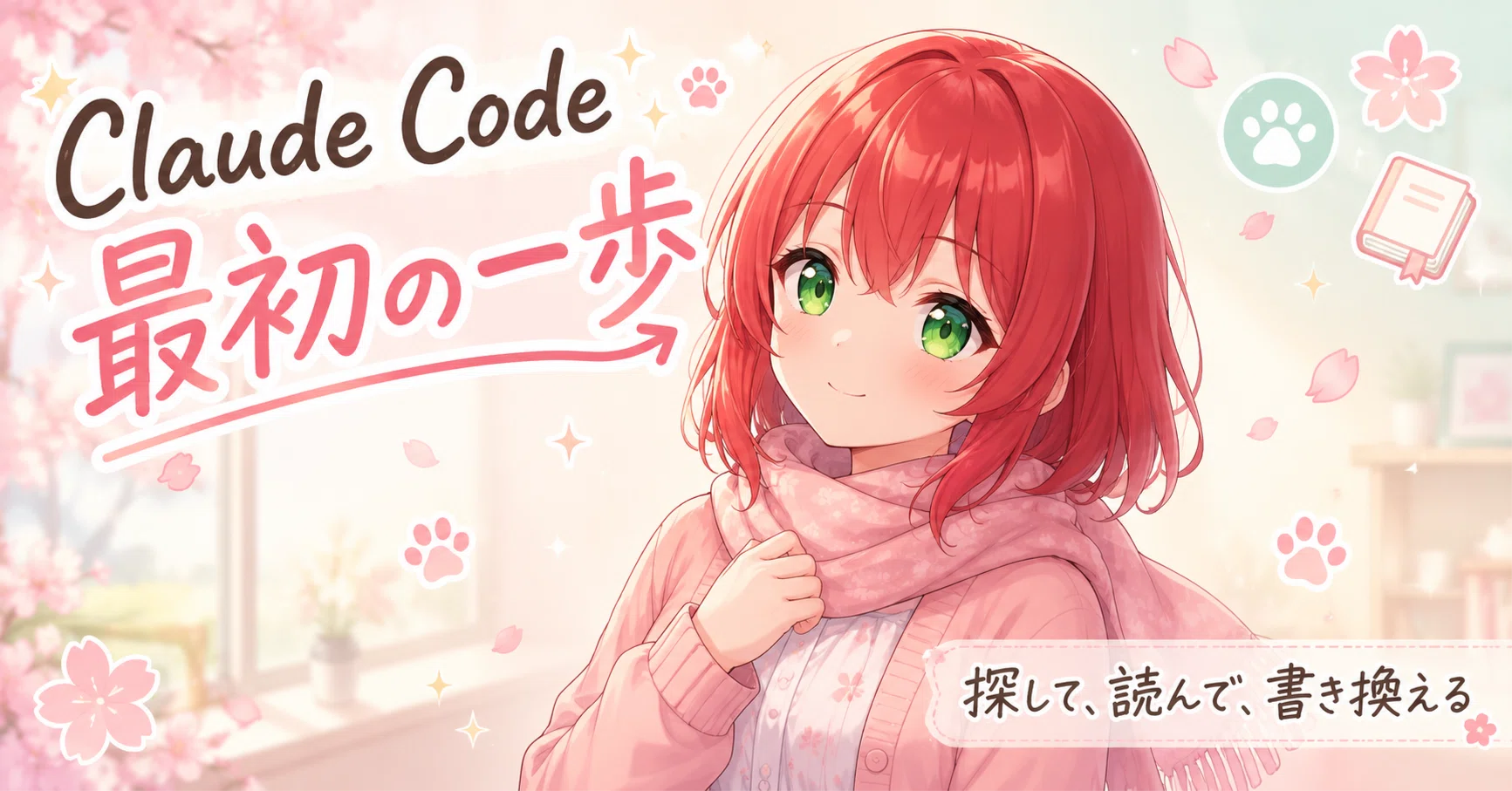 Claude Codeの最初の一歩 ― 探して、読んで、書き換える｜きょん(る