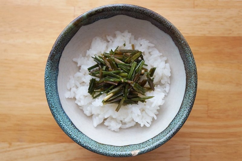 Kg 060 らっきょうの葉の醤油漬けごはん パリッコ Note