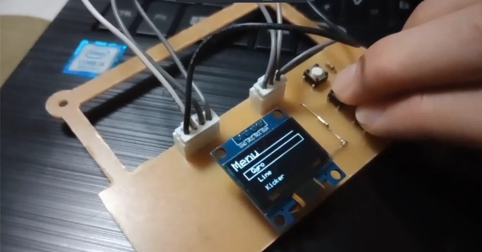 Displace Example Drawing How to use OLED (SSD1306)|はらっぱの人