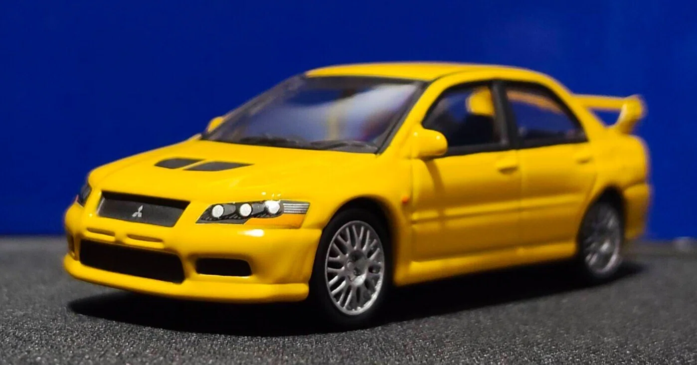 AUTOart 1/64 Mitsubishi Lancer Evolution VII (Yellow)｜岡田衛