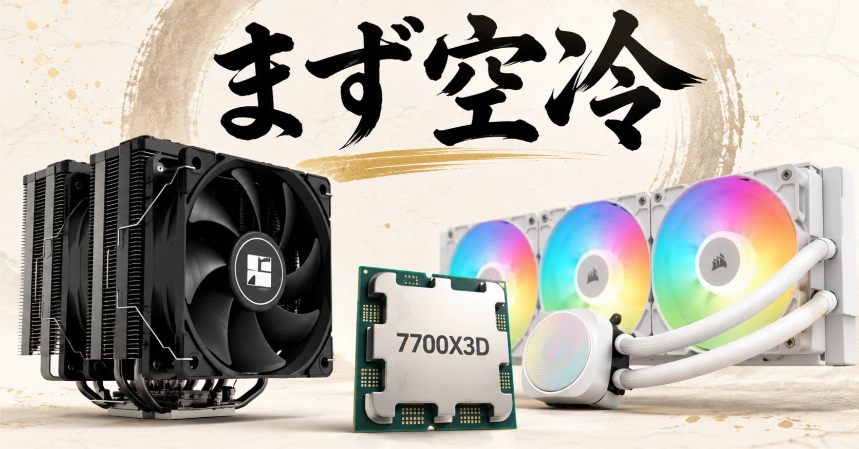 AMD Ryzen7 7700 マザーボード　CPUクーラー Ryzen 7 7700X3Dのクーラーおすすめは？空冷・水冷の選び方｜pc_masami