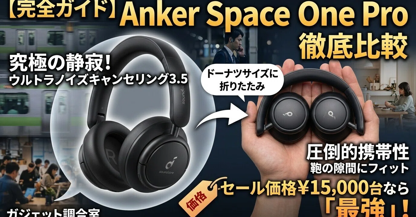 保存版】Anker「Space One Pro」はセールで化ける！競合・歴代モデル
