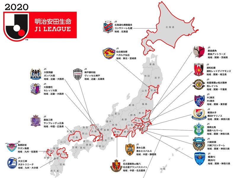 日本サッカー分布 Taichi サッカー 中国語 Note