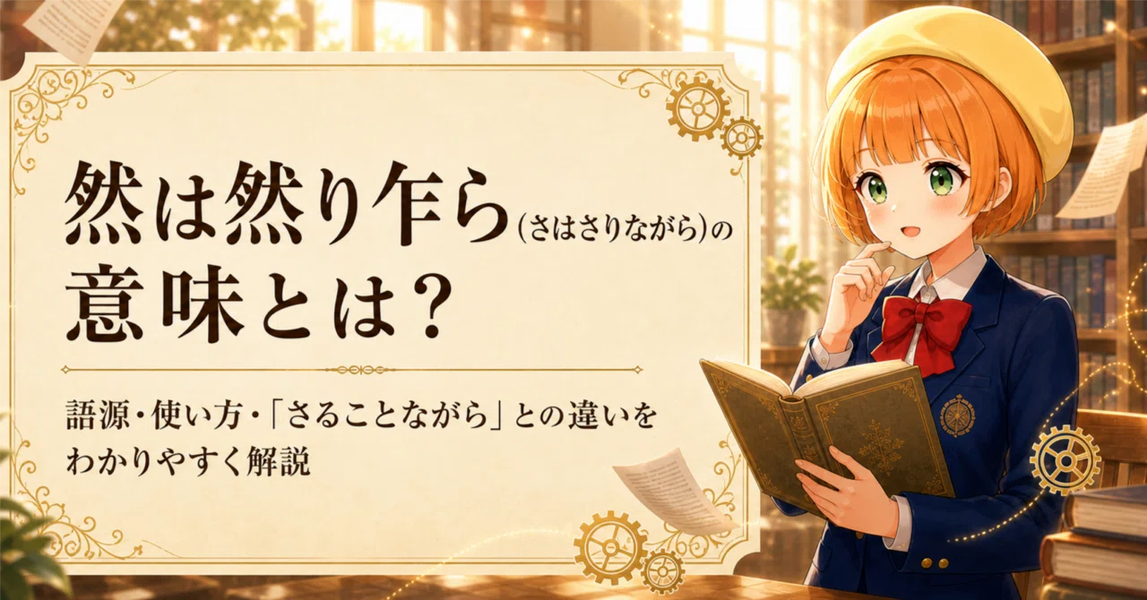 さる こと ながら 意味