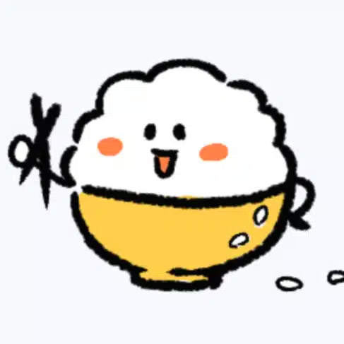 たきたてごはん。