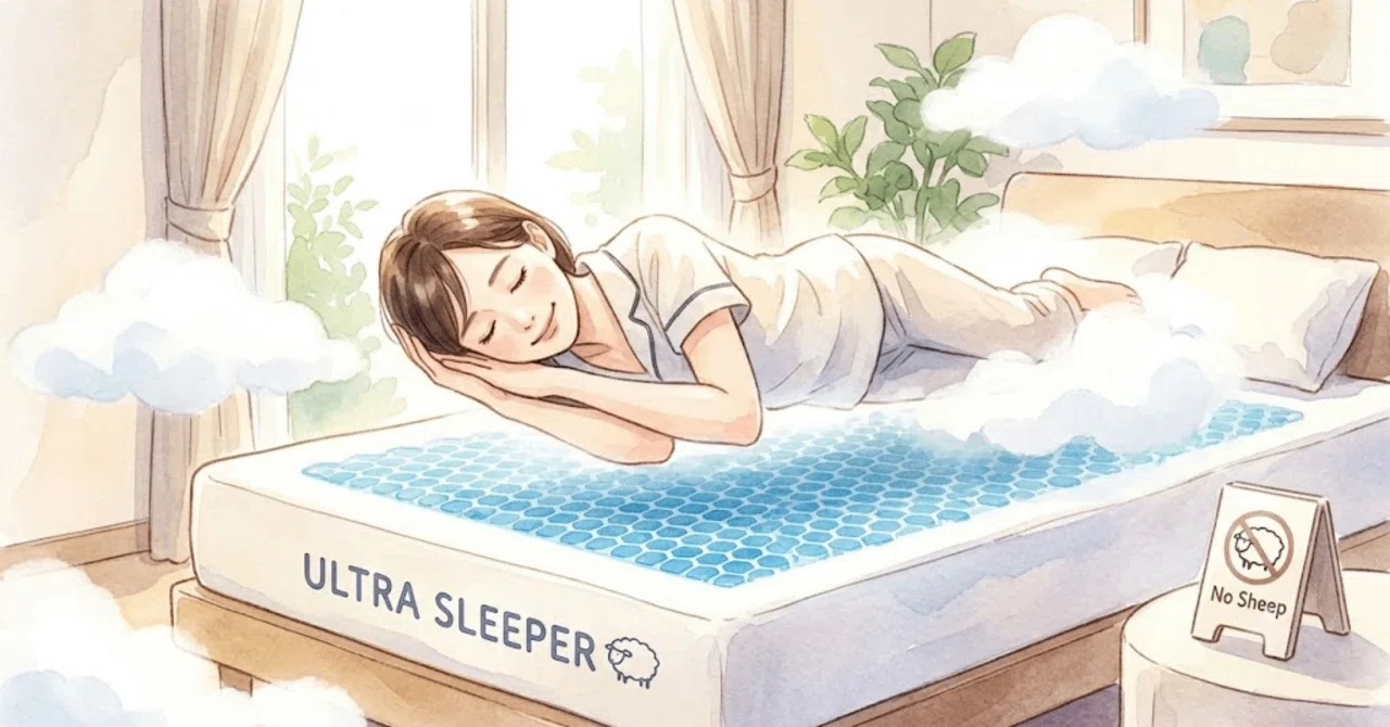 ヒツジのいらないマットレス ULTRA SLEEPER シングル カバー付 SLEEPER
