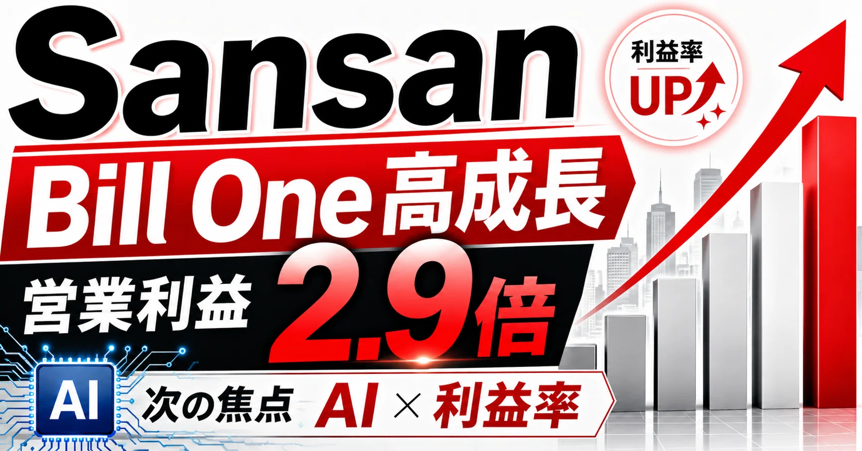 Sansan決算を読み解く｜Bill Oneが約40％成長、営業利益は約2.9倍。次