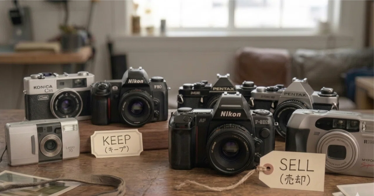 ニコンEM コニカc35 ペンタックスmv1 フィルムカメラ３台Mまとめ フィルムカメラの取捨選択 | 写真で残したい | 撮影機材について