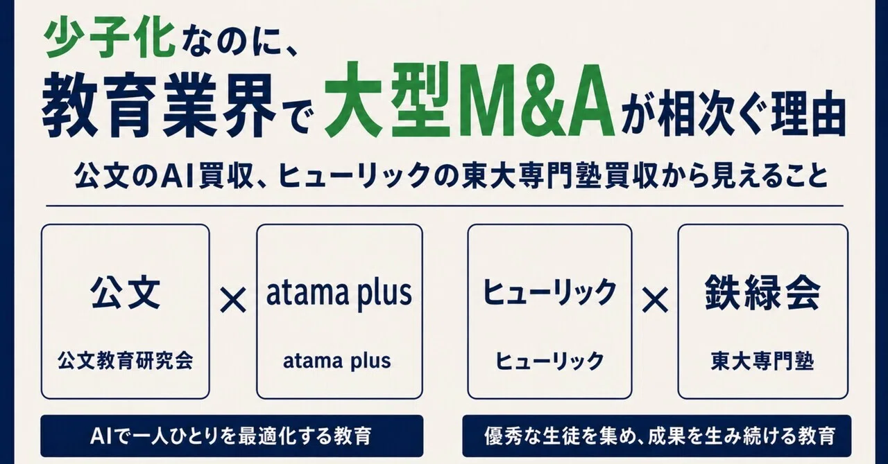 少子化なのに、なぜ東大専門塾「鉄緑会」に数百億円の価値がつくのか