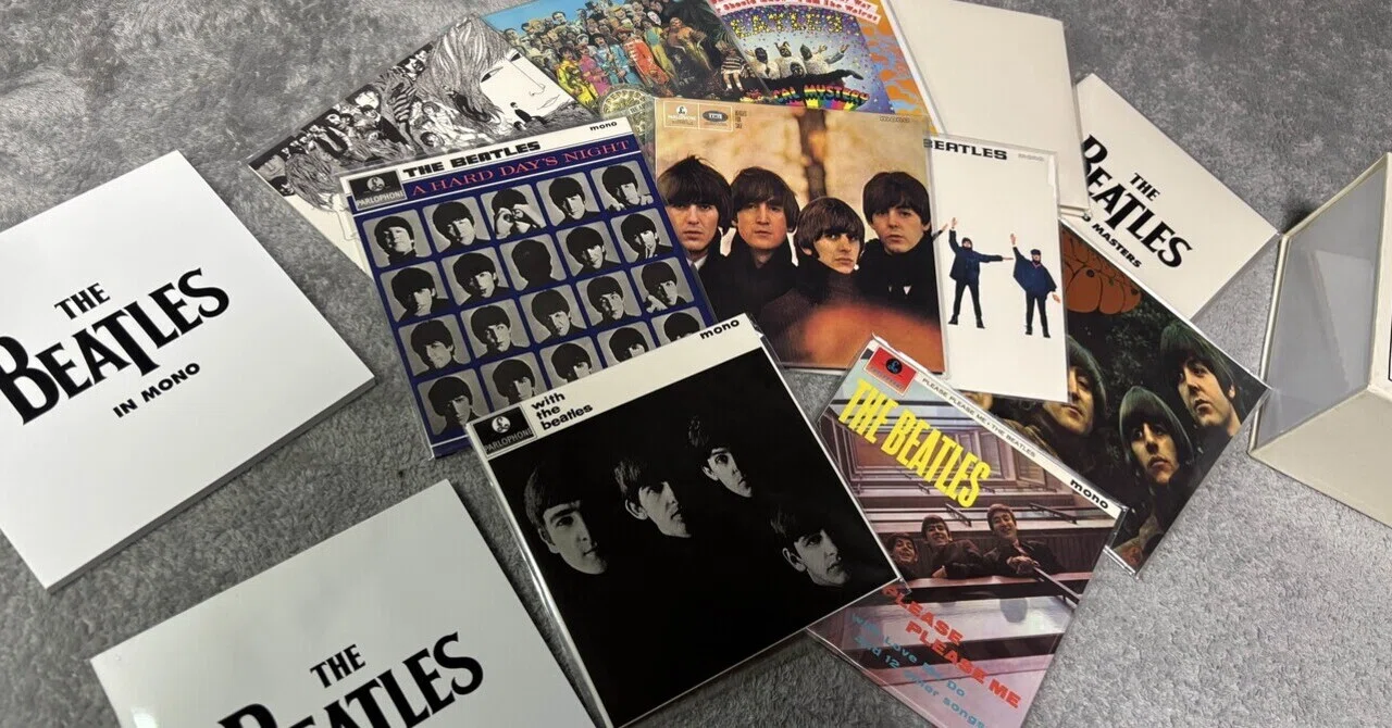 ビートルズ　モノボックス　monobox ついに購入！【The Beatles Mono Box】さらっと聴いてみての感想｜Tの人
